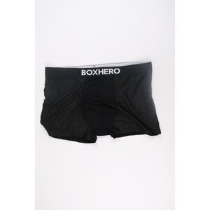 Boxhero Mens Underwear Mesh Performance Boxer Briefs Black L Excellent